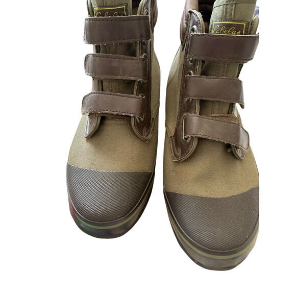 Cabela's River Fly Fishing Mens Size 12 Wading Shoes Felt Soles Steel Shank Boot - Picture 3 of 13